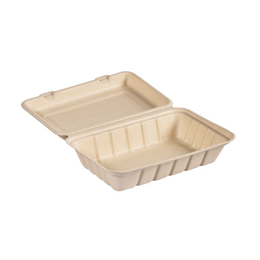 Burgerbox aus Zuckerrohr / ungeteilt / in 3 Größe