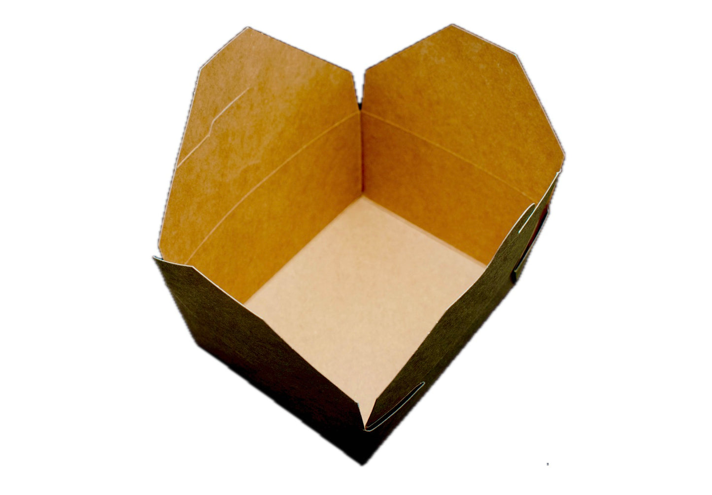 Feinkostbox 1-2 Fächer aus Braun Kraftpapier