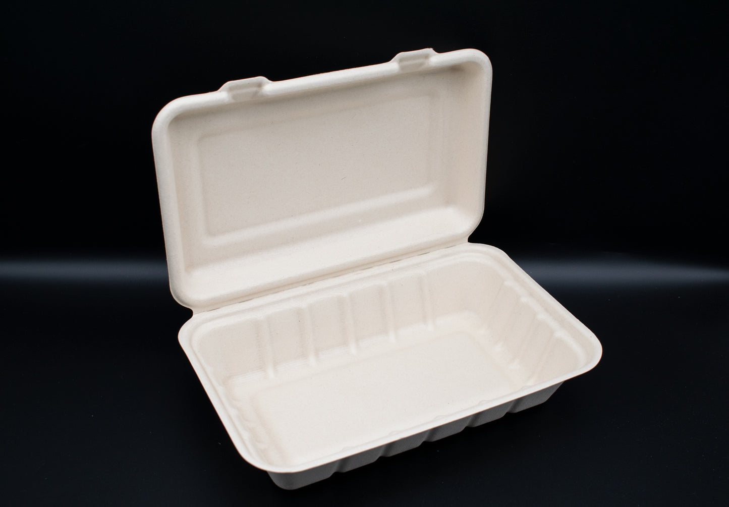 Burgerbox aus Zuckerrohr / ungeteilt / in 3 Größe