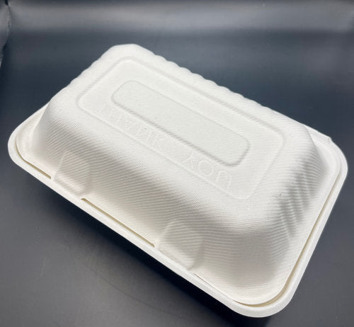 Burgerbox aus Zuckerrohr / ungeteilt / in 3 Größe