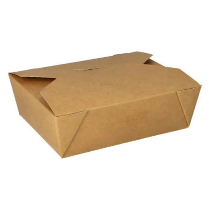 Feinkostbox 1-2 Fächer aus Braun Kraftpapier