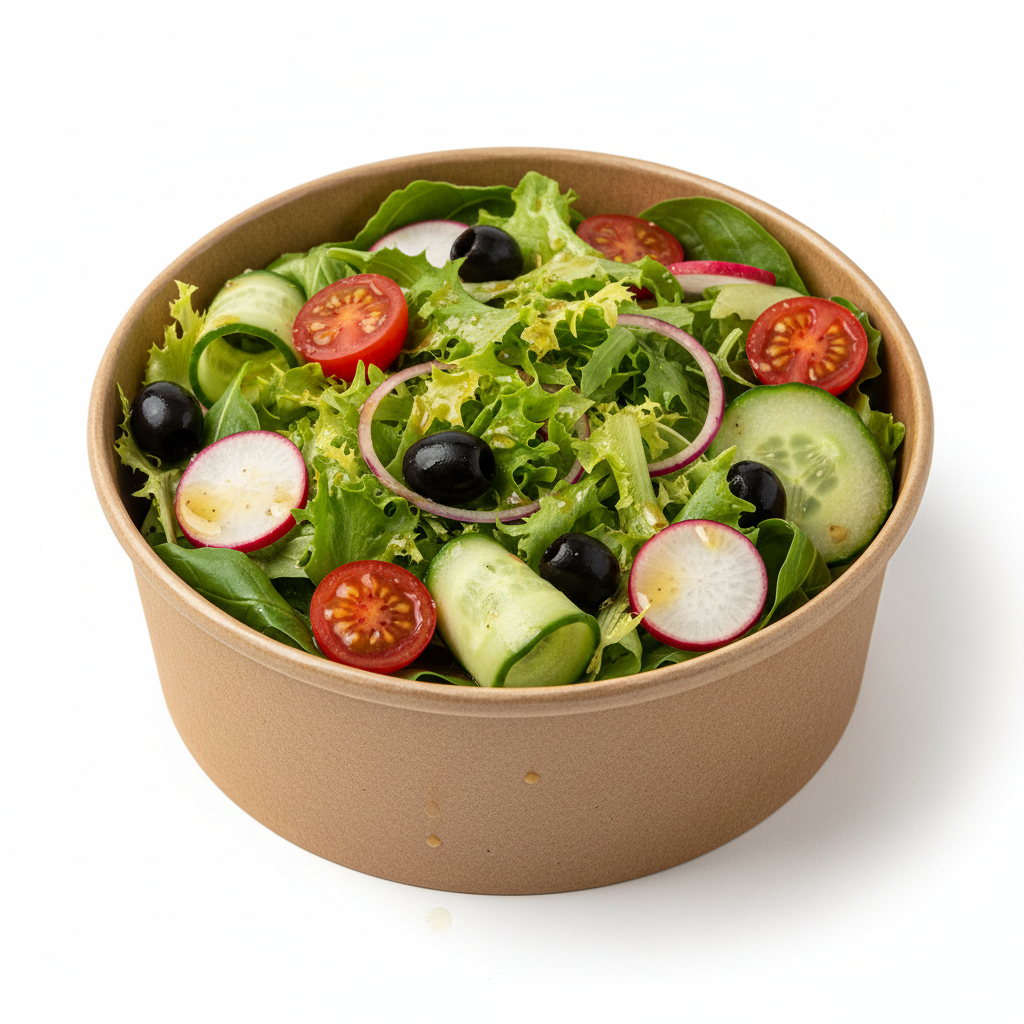 Schüssel / Bowl aus Kraftpapier ohne Deckel – 4 Füllmengen